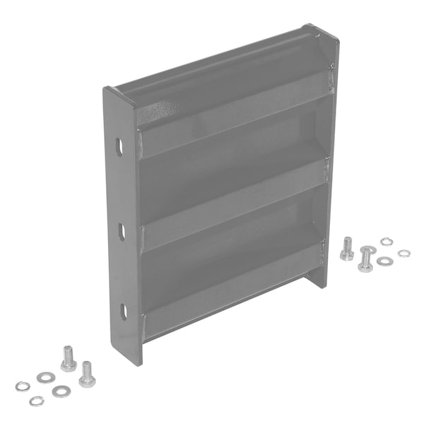 Bolt-On Style Guard Rail 1 Ft Gray Semi Gloss